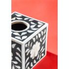 Alternate image 3 for GAURI KOHLI Jodhpur Mother of Pearl Tissue Box Cover - Black
