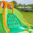 Alternate image 2 for SUNNY & FUN Ultra Climber Inflatable Water Slide Park - Heavy-Duty for Outdoor Fun - Climbing Wall, Two Slides & Splash Pool - Easy to Set Up & Inflate with Included Air Pump & Carrying Case