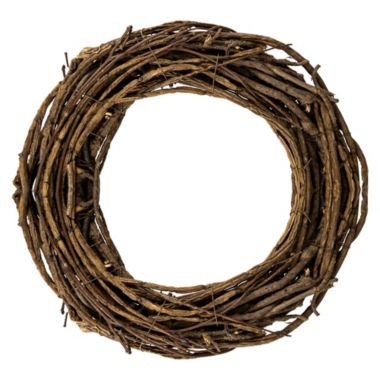 Northlight Natural Grapevine and Twig Artificial Spring Wreath, 12-Inch, Unlit. View a larger version of this product image.