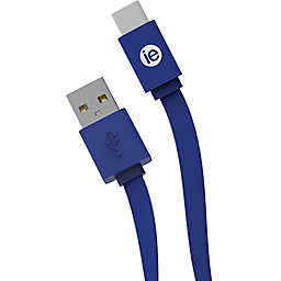 iEssentials - Charge & Sync Cable USB-C - A Flat 4ft Blue