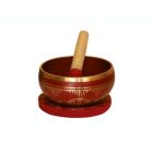 Alternate image 0 for Cottage Handicraft, Mooldhara Chakra - Red Singing Bowl with free Elephant Gift