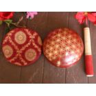 Alternate image 1 for Cottage Handicraft, Mooldhara Chakra - Red Singing Bowl with free Elephant Gift