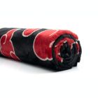 Alternate image 1 for Naruto  Shippuden Akatsuki Red Cloud Anime Throw Blanket   Naruto Blanket Anime Soft Blankets And Throws   Official Naruto  Shippuden Akatsuki Blanket   Measures 60 x 45 Inches