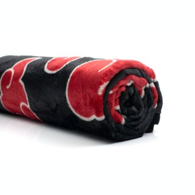 Naruto  Shippuden Akatsuki Red Cloud Anime Throw Blanket   Naruto Blanket Anime Soft Blankets And Throws   Official Naruto  Shippuden Akatsuki Blanket   Measures 60 x 45 Inches. View a larger version of this product image.