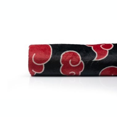 Naruto  Shippuden Akatsuki Red Cloud Anime Throw Blanket   Naruto Blanket Anime Soft Blankets And Throws   Official Naruto  Shippuden Akatsuki Blanket   Measures 60 x 45 Inches. View a larger version of this product image.