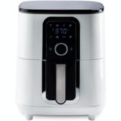 Aria 7 Qt. Teflon-Free Premium Ceramic Air Fryer Digital Display Oilless Small Oven Easy To Use Great for Dorms & Offices BONUS Recipe Book Included