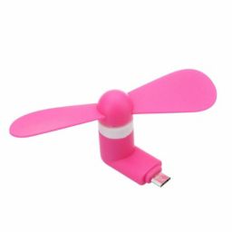 Stock Preferred Mini USB Portable Fan For Cell Phone in 4x9x1.5CM Pink