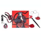 Alternate image 1 for Naruto Shippuden Akatsuki Collector Looksee Box Items   Itachi Uchiha Accessories   Geeky Gift Box   5 Themed Toy Collectibles