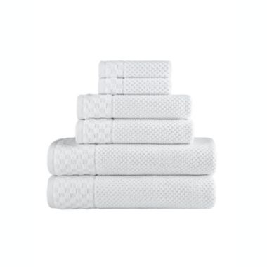 Classic Turkish Towels White Boston Set Of 6 Bath Towel | Bed Bath & Beyond