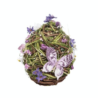 Gallerie II Medium Lavender Egg Easter Figurine Decoration Centerpiece. View a larger version of this product image.