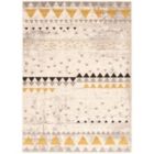 Alternate image 0 for Chaudhary Living 7.75' x 10' Off White and Gray Geometric Rectangular Area Throw Rug