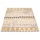Alternate image 2 for Chaudhary Living 7.75' x 10' Off White and Gray Geometric Rectangular Area Throw Rug