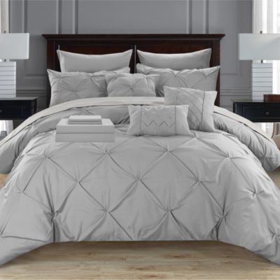 Details about   Chic Home Zarah 10 Piece Comforter Bedding with Sheet Set and Decorative Pillows 