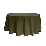 Fabric Textile Products, Inc. Round Tablecloth, 100% Polyester, 90" Round, Loden