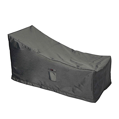 Summerset Shield Titanium 3-Layer Polyester Outdoor Chaise Lounge Cover - 73x18", Dark Grey. View a larger version of this product image.