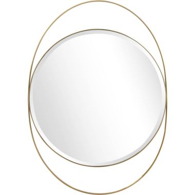 Camden Isle Home Traditional Decorative Wall Mounted Sonya Accent Mirror - 27.5"W x 39"H, Clear. View a larger version of this product image.