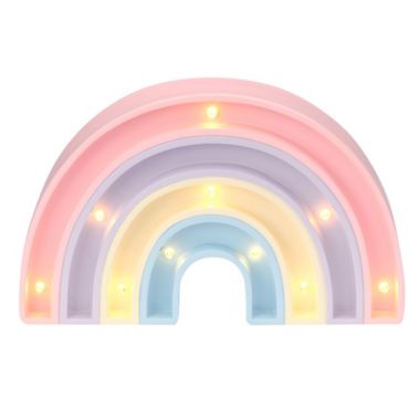 Bedtime Originals Rainbow Hearts Table Top Night Light Soft-Glow LED Lamp. View a larger version of this product image.