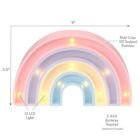 Alternate image 2 for Bedtime Originals Rainbow Hearts Table Top Night Light Soft-Glow LED Lamp