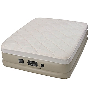 Serta Bed Raised Pillow Top Queen Air Bed Mattress with Built In neverFLAT Air Pump. View a larger version of this product image.