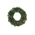 Alternate image 0 for Garden Elements Diameter Douglas Fir Electrical Christmas Wreath, Clear Lights, 60"