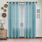 Alternate image 0 for Natural Linen Semi Sheer Curtains 2 Panels