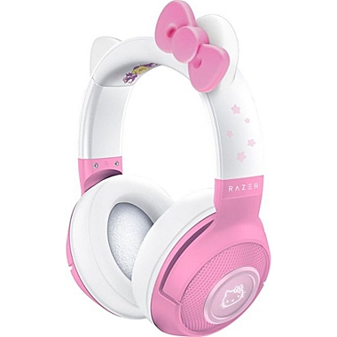 Razer - Gaming Headset Wireless Bluetooth Hello Kitty & Friends With Dual Mic Noise Cancelling Chroma Rgb &reg; Pink. View a larger version of this product image.