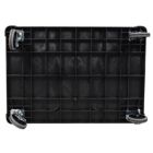 Alternate image 1 for Luxor 24.5" x 45.5" Heavy Duty Utility Tub Cart - Two Shelves with Outrigger Utility Cart Bin