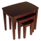 Alternate image 0 for Bradley 3-Pc Nesting Table Set, Walnut