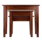 Alternate image 2 for Bradley 3-Pc Nesting Table Set, Walnut