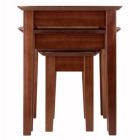Alternate image 3 for Bradley 3-Pc Nesting Table Set, Walnut