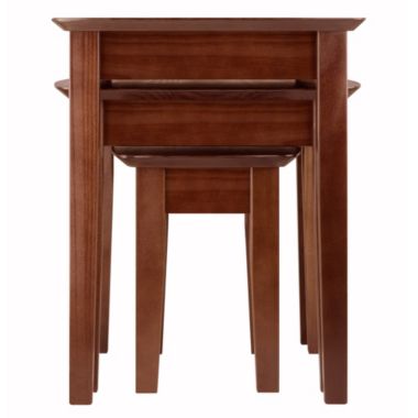 Bradley 3-Pc Nesting Table Set, Walnut. View a larger version of this product image.