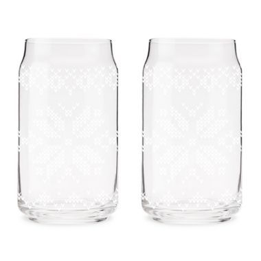 Foster & Rye Nordic Knit Pint Glass Set. View a larger version of this product image.