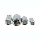 Alternate image 2 for Industro 4 Piece 3/8" & 1/2" Drive Socket Adapter Set - Chrome Vanadium Steel