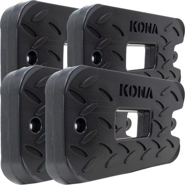 Kona Medium 2lb. Black Ice Pack for Coolers - Extreme Long Lasting (-5C) Gel, Just Add Water Before First Use - Refreezable, Reusable (4 Pack). View a larger version of this product image.