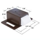 Alternate image 1 for Noa Store Brown Shower Door Catch - Push To Close Latch/Door Box With Nylon Tip - Durable