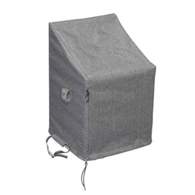 Summerset Shield Platinum 3-Layer Water Resistant Outdoor Club Chair Cover - 32x28", Grey Melange. View a larger version of this product image.
