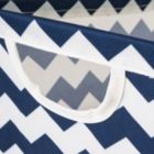 Alternate image 1 for DII Chevron Fabric Collapsible Storage Bin with Metal Frame