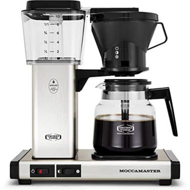Moccamaster Silver 10 Cup Drip Coffee Maker Energy Efficient. View a larger version of this product image.
