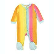 Leveret Kids Footed Fleece Pajama Print (Sizes 3 - 24 Months)