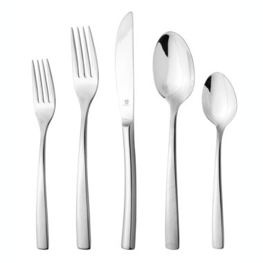 DANIALLI 60 Piece Silverware Set For 12, 18 10 Stainless Steel Silverware Set, Modern Sleek Flatware Set Includes Knife/Fork/Spoon & Long Teaspoon/Salad Fork Mirror-Polished & Dishwasher Safe Cutlery. View a larger version of this product image.