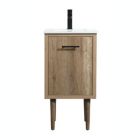 Alternate image 0 for Elegant Decor Home Decorative 18 inch single bathroom vanity - Natural Oak