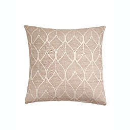 HC Tan Pale Tan Gold 7 Pattern Jacquard Floral Wave Cushion Cover/Pillow Case 