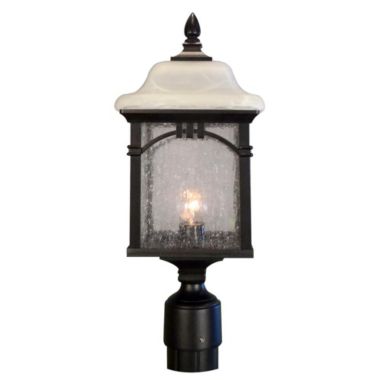 Special Lite Products Sonoma Medium Post Mount 1 Light Outdoor Lighting Water Glass - Black. View a larger version of this product image.