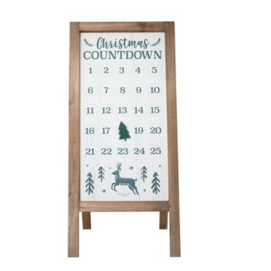 Ganz Wintergreen Christmas Holiday Advent Calendar With Magnetic Tree  Marker | Bed Bath & Beyond