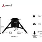 Alternate image 2 for Tree Nest (#218622) Large Red Geometric Christmas Tree Stand
