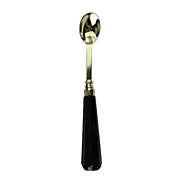Wild Eye 9.5" Ebony Black and Gold Stainless Steel Mixing Cocktail Bar Spoon