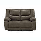 Alternate image 2 for Yeah Depot Harumi Loveseat (Power Motion), Gray Leather-Aire