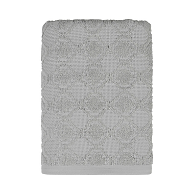 Everhome&trade; Pique Cane Bath Towel in Microchip. View a larger version of this product image.