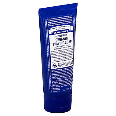 Dr. Bronner&#39;s 7 oz. Organic Shaving Soap In Peppermint. View a larger version of this product image.