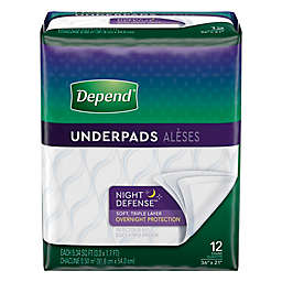 Depend® 12-Count Night Defense Underpads